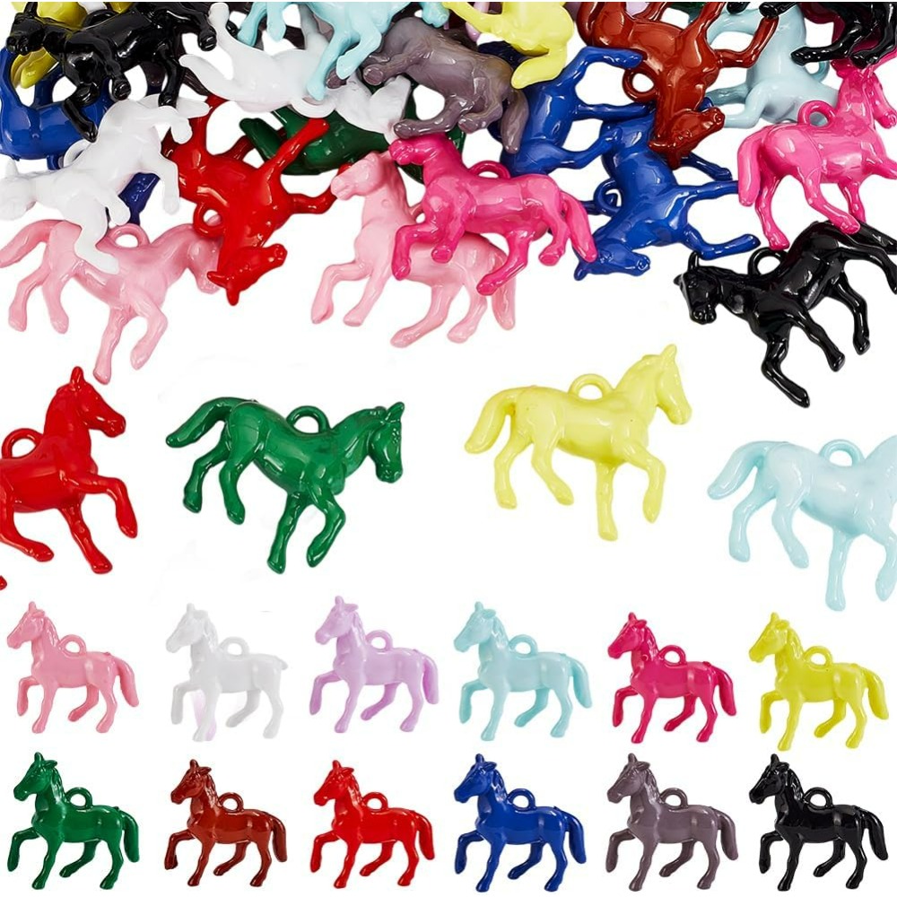 Resin Crafts - 48 stks Ondoorzichtige Acryl Hangers 12