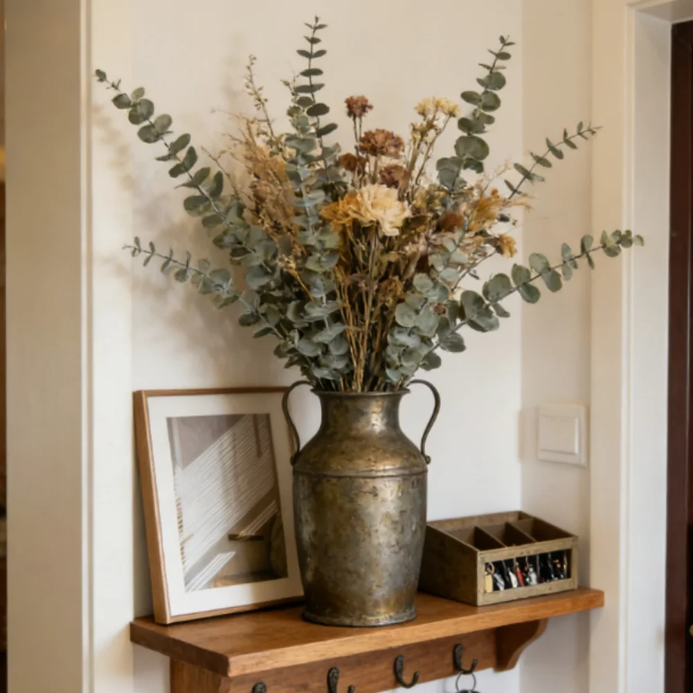 Kunstmatige eucalyptusbladboek - Terrarium Moss Art recensie en prijs
