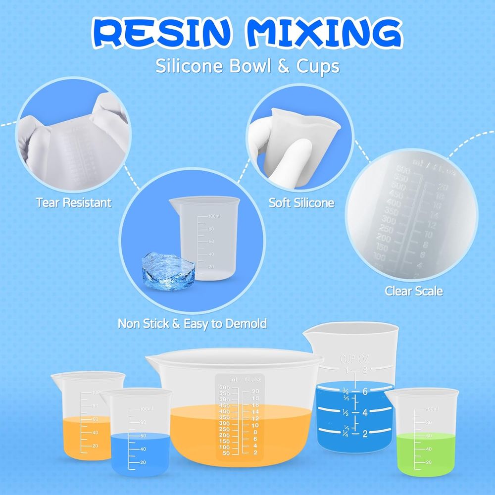 Siliconenhars mengbekers of ha - Mixing Cup Silicone recensie en prijs